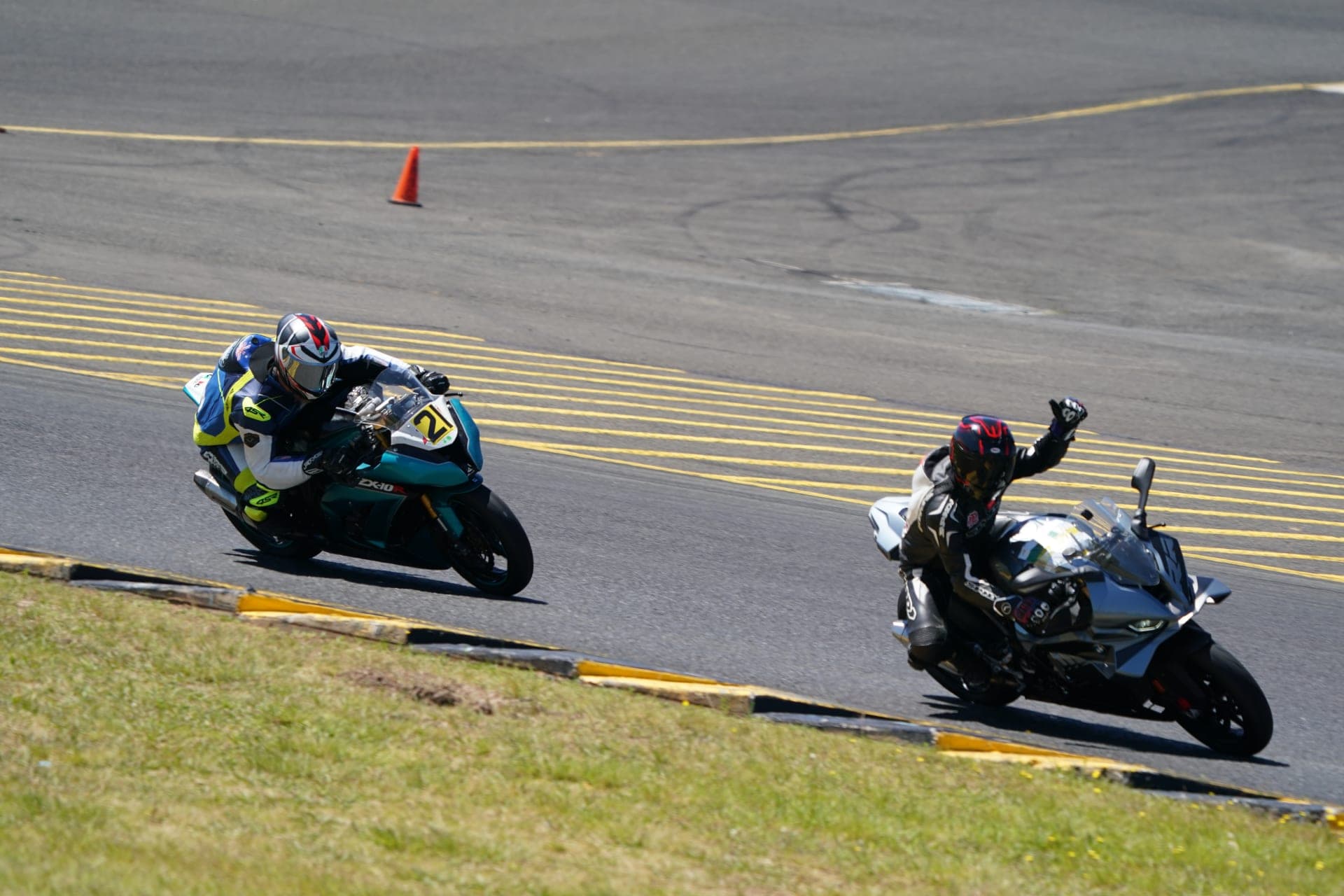 Riders on track at California Superbike School Australia